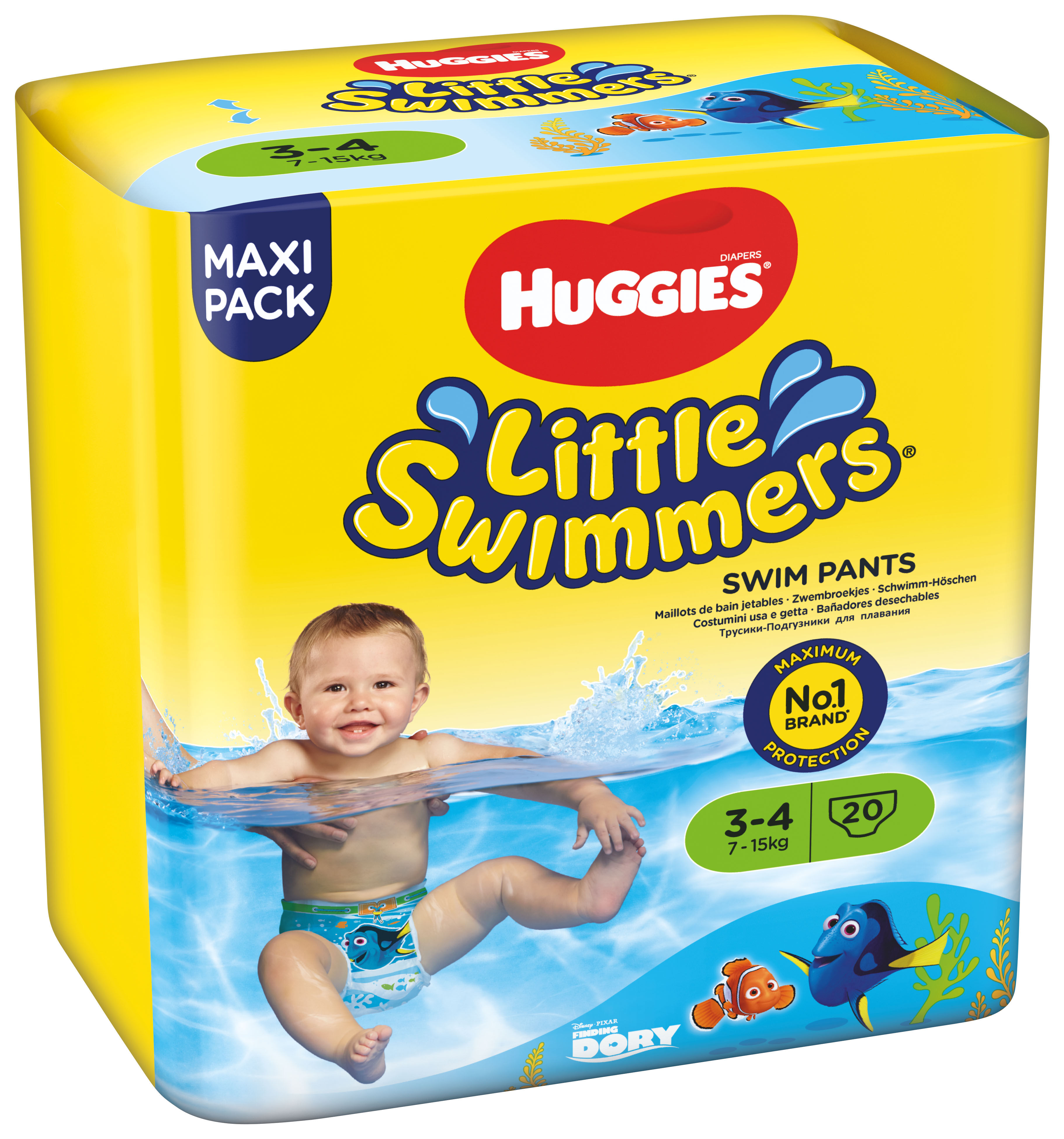 Pañales bañador Huggies Little Swimmers 7-15kg 20 uds