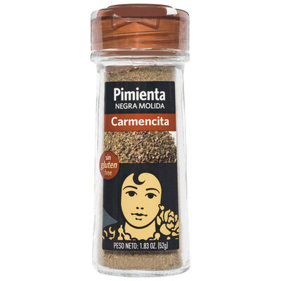 Pimienta negra Carmencita 52g molida