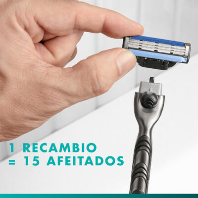 Hojas de afeitar Gillette 4 unidades recambio mach 3