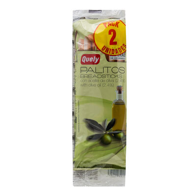Palitos de pan Quely 2 uds con aceite oliva