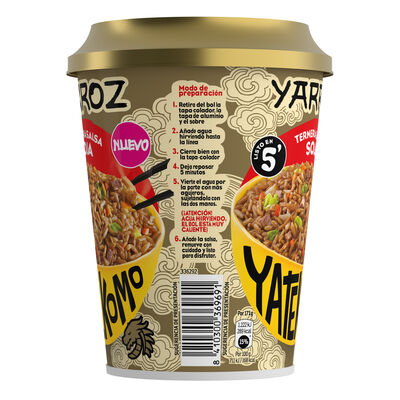 Yarroz Yatekomo con ternera y salsa de soja 84g