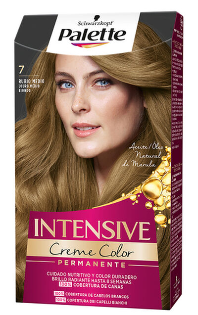 Tinte de cabello Schwarzkopf Palette n&ordm; 7 rubio medio toffee