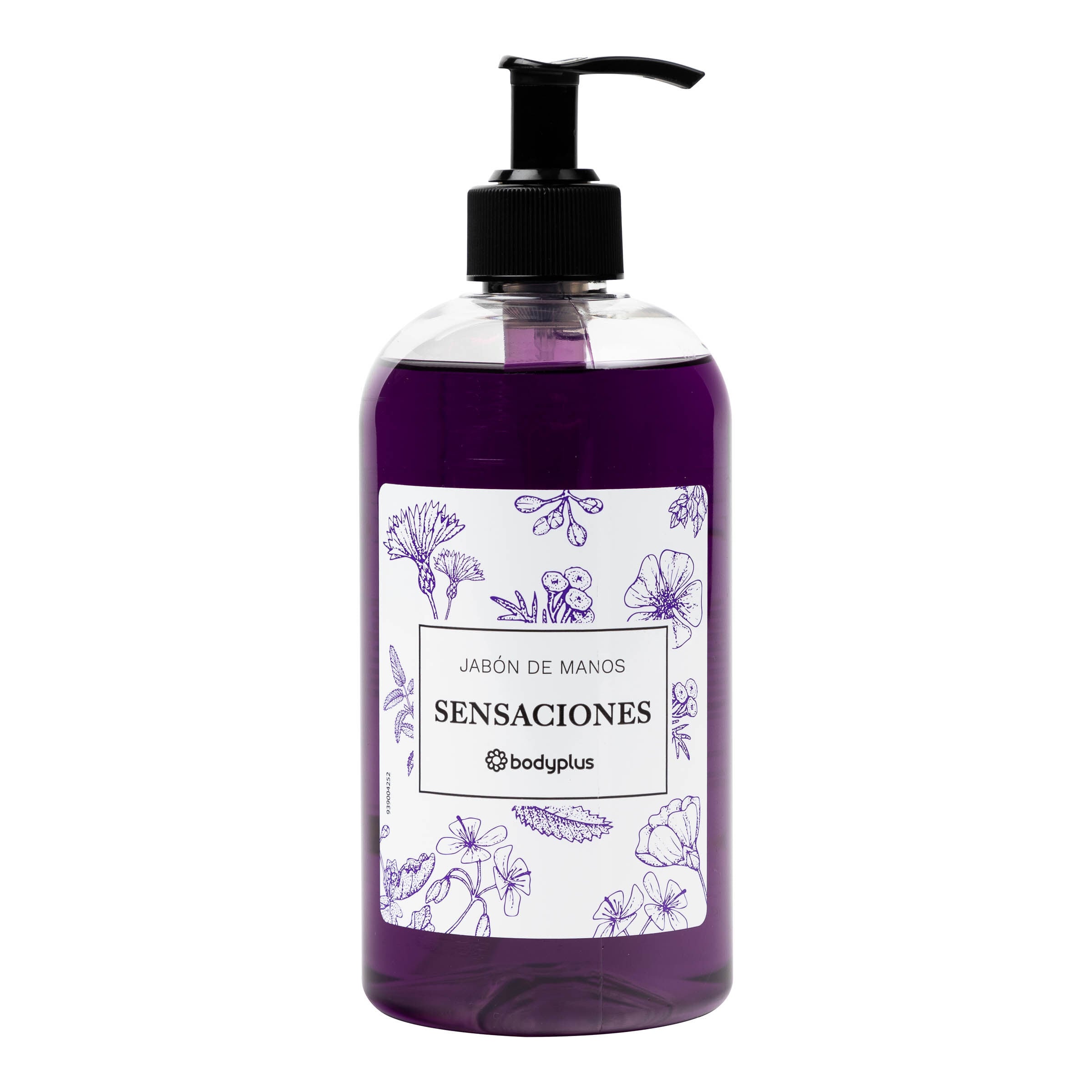 Jabón de manos con dosificador Bodyplus 500ml sensaciones