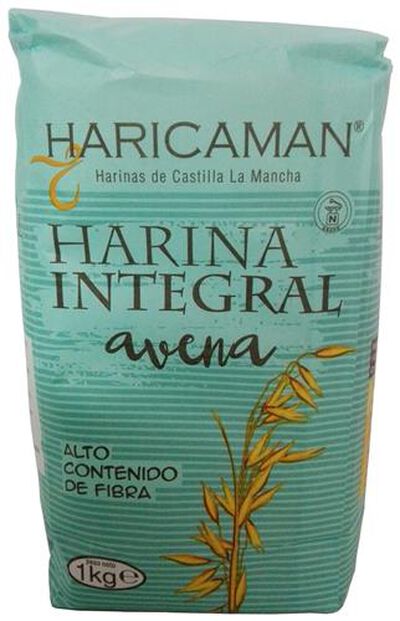 Harina de avena integral Haricaman 1kg