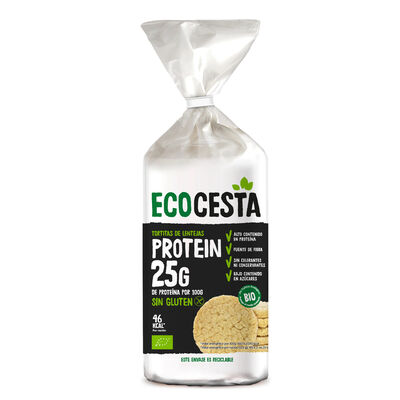 Tortitas de proteina lentejas bio Ecocesta 125g