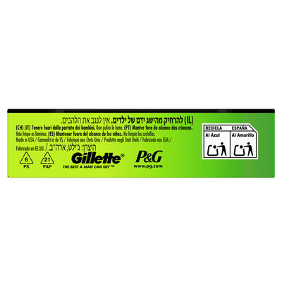 Hojas de afeitar Gillete 4 unidades cambio labs