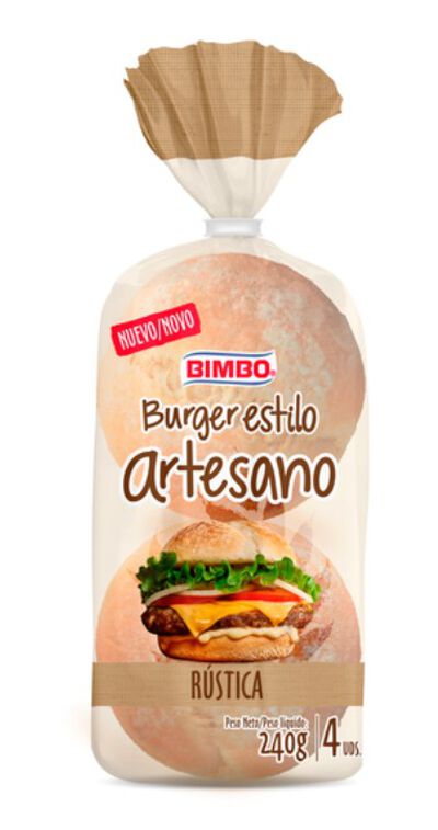 Pan Burguer Artesano Bombo 240g