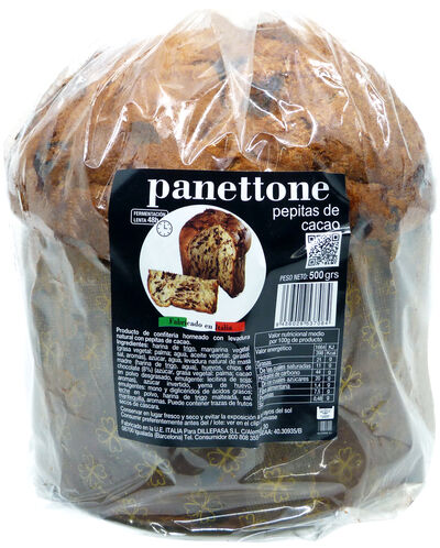 Panettone con pepitas de cacao Musfi´s 500g