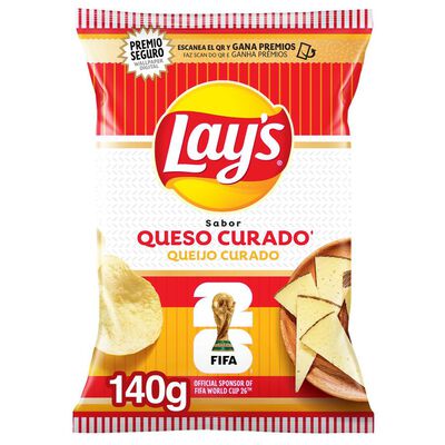 Patatas fritas con sabor a queso curado Lay's 140g