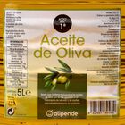 Aceite de oliva Alipende garrafa 5l 1º