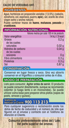 Caldo de verduras Alipende 1l