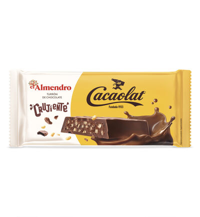 Turrón de chocolate crujiente Cacaolat El Almendro 180g