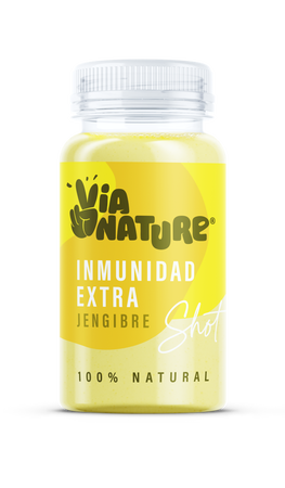 Zumo Shot Via Nature 100ml Inmunidad Jengibre