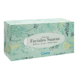 Pañuelos facial Lanta caja 200 uds doble capa