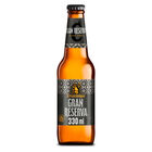 Cerveza dorada Cruzcampo Gran Reserva botella 33cl