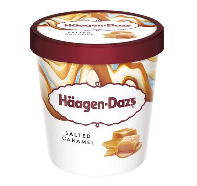 Helado H&auml;agen-Dazs salted caramel 460ml