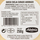 Queso oveja curado ahumado Albeniz 250 gr.