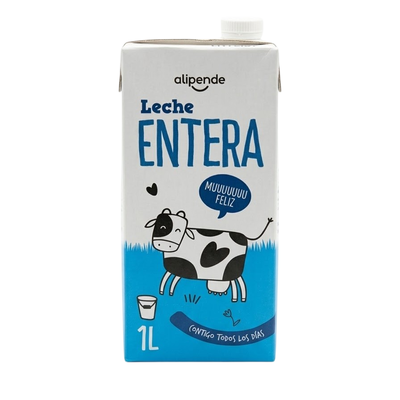 Leche entera Alipende 1L