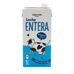 Leche entera Alipende 1L