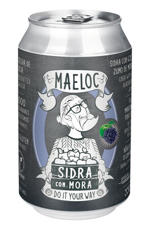 Sidra con Mora Maeloc Lata 33cl