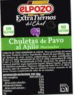 Chuleta de pavo al ajillo El Pozo 600g aproximadamente