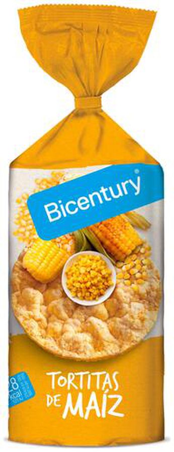 Tortitas de ma&iacute;z Bicentury 130g