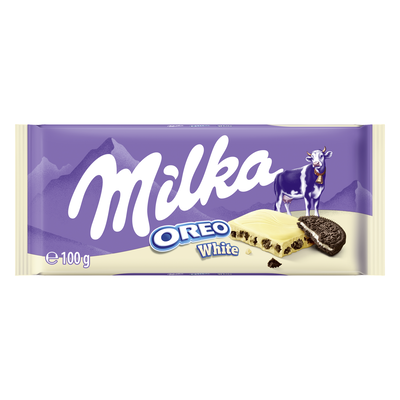 Chocolate blanco Milka 100g con oreo