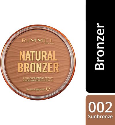 Maquillaje en polvo compacto Rimmel natural bronzer 002 sun bronze
