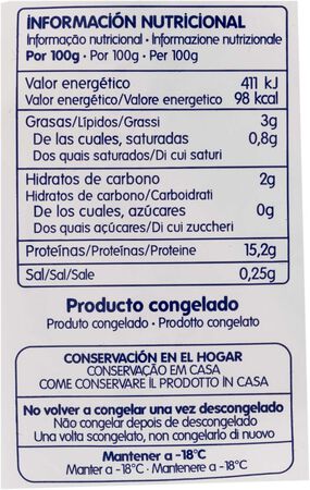 Filete de merluza del cabo A&R 540 gr con piel