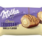 Croissant con sabor a chocolate y vainilla Milka 50g