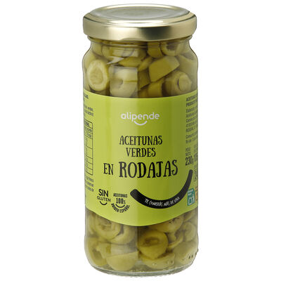 Aceitunas en rodajas Alipende 105g verde