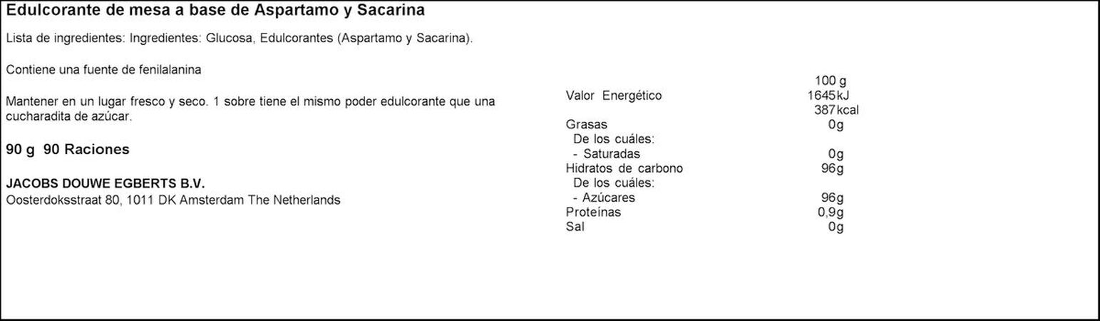 Edulcorante Natreen 50u en sobres
