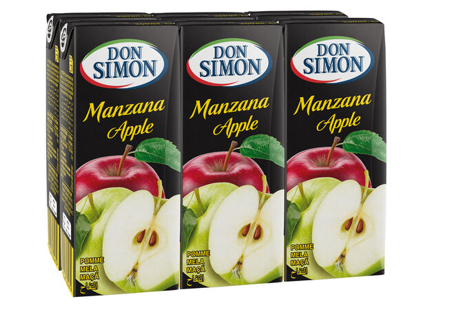 Zumo de manzana Don Simón pack 6