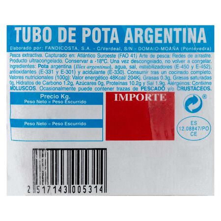 Tubo De Pota Fandicosta 7Kg