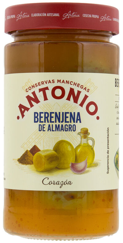 Coraz&oacute;n de Berenjena de Almagro elaborada artesanalmente Antonio 170g