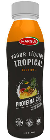 Yogur l&iacute;quido proteina Margui 400 gr Tropical