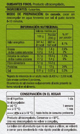 Guisantes Alipende 1kg finos