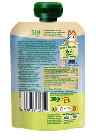 Alimentaci&oacute;n infantil Pouch Hero Solo 100g Mediterraneo