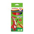 Lápiz EBBE 12 unidades Colores