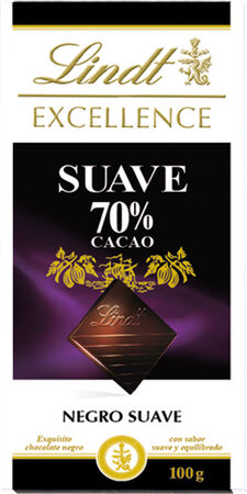 Chocolate negro 70% de cacao Lindt excellence 100g