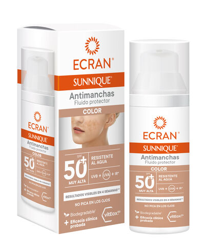 Fluido facial antimanchas Ecran 50ml FP50 Color