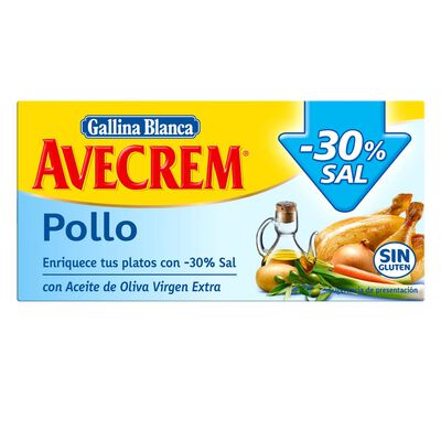 Caldo en pastillas -30% de sal Avecrem 10p pollo