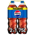 Refresco cola Pepsi botella 1,75l pack 2