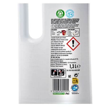 Limpiahogar Don Limpio 1,3l baño