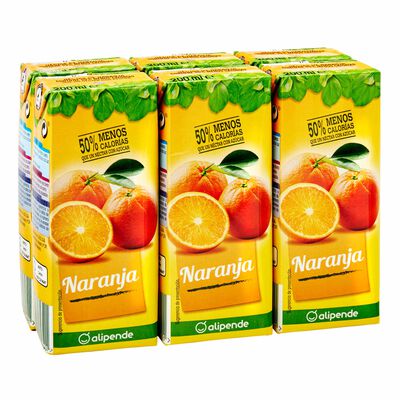 N&eacute;ctar de naranja Alipende pack 6