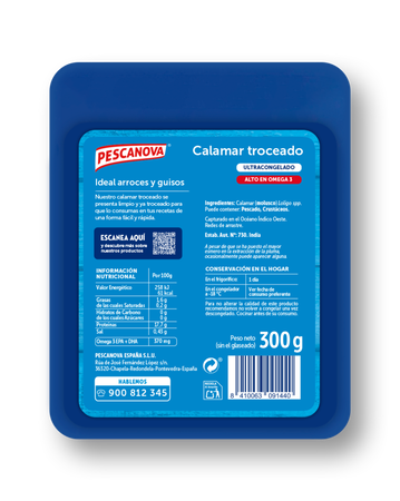 Camalar troceado Pescanova 300g