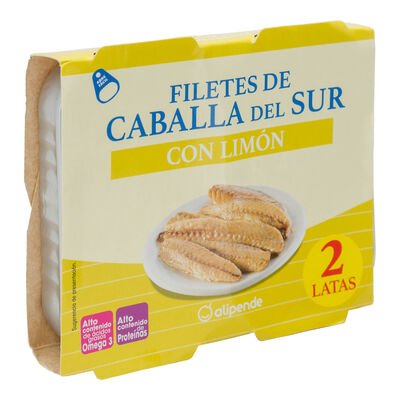 Filete de caballa Alipende pack 2 en limón