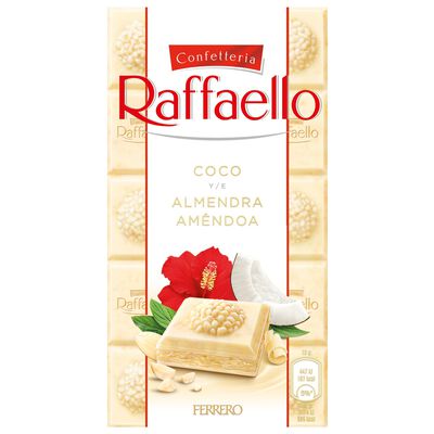 Chocolate blanco Raffaello Ferrero Rocher 90g