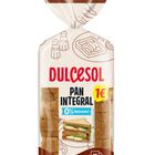 Pan de molde integral 0% azucares Dulcesol 395g