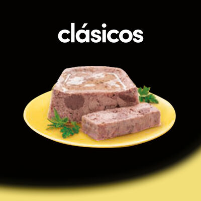 Comida h&uacute;meda perro C&eacute;sar pat&eacute; pollo e h&iacute;gado